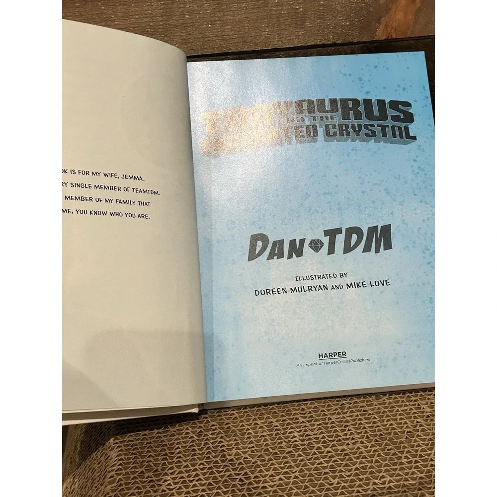 DanTDM: Trayaurus and the Enchanted Crystal by DanTDM (2016, Hardcover)‎